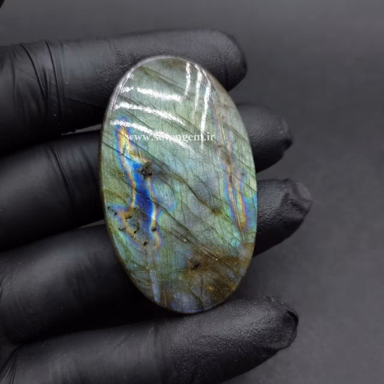 نگین درشت سنگ لابرادوریت (کدA860)