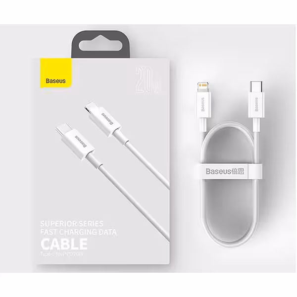 کابل 1.5 متری Type-C به Lightning بیسوس CATLYS-B02