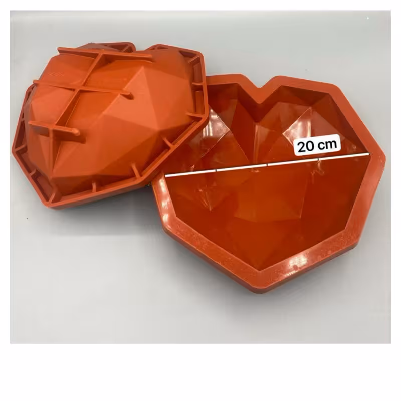 قالب سیلیکونی قلب اوریگامی 20 سانت