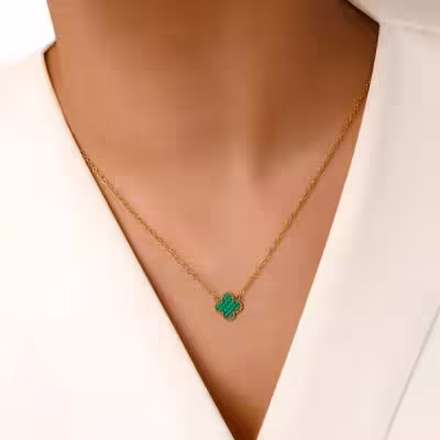 گردنبند دخترانه ونکلیف . ترند های 2025 . Gv25..