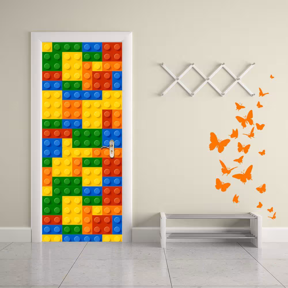 شابلون دیواری پروانه کد 312