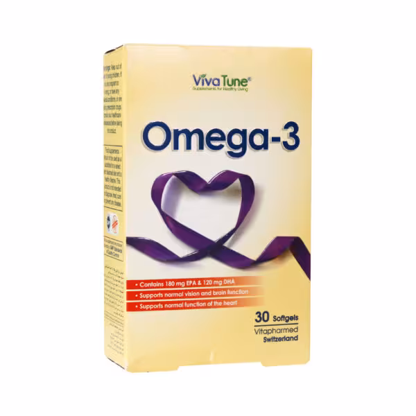 کپسول نرم ژلاتینی امگا 3 ویواتیون 30 عدد