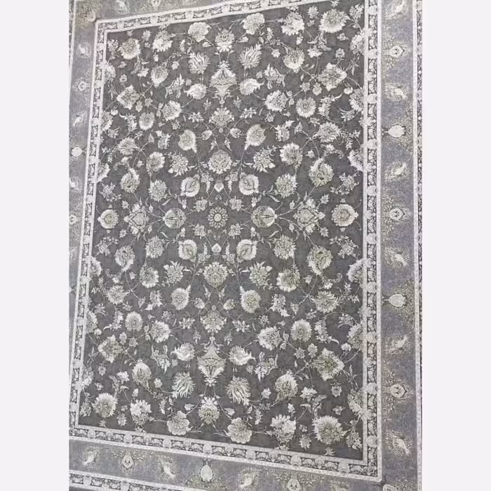 فرش ماشینی 1200شانه طلاکوب  نخ اکریلیک 9متری کاشان