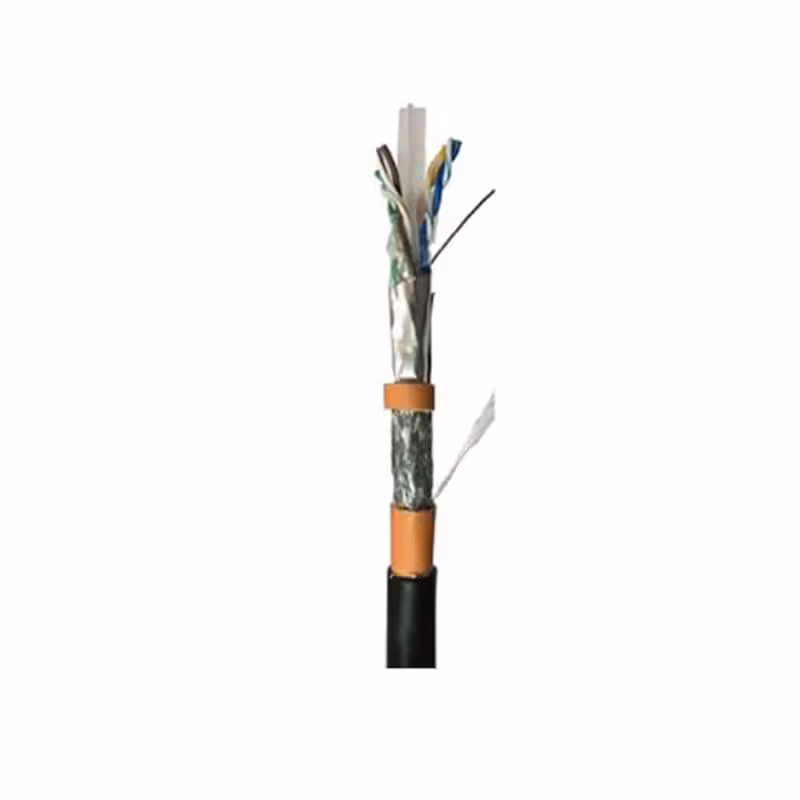 کابل شبکه نگزنس Cat6 SFTP Outdoor تمام مس تست فلوک پرمننت با دو روکش PVC   PE وارداتی