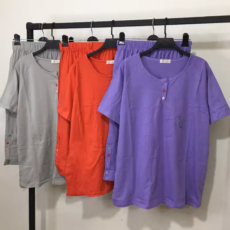 ست تیشرت شلوارک قواره دار زنانه