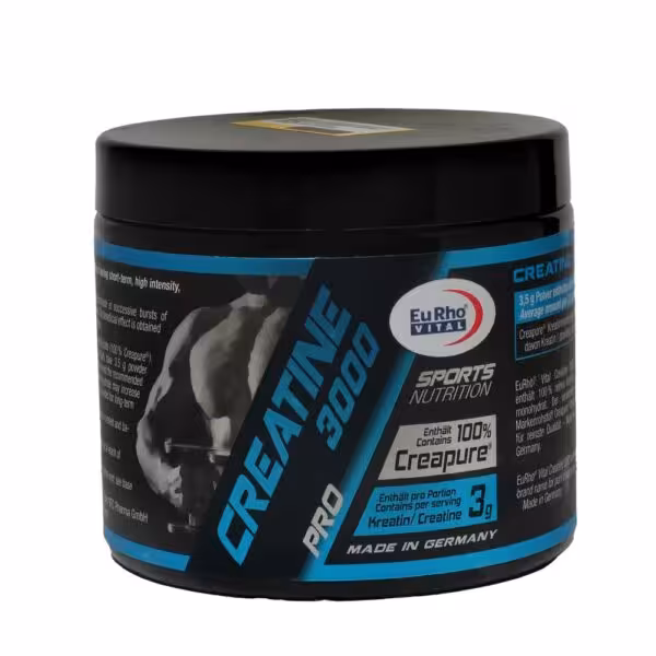 پودر خوراکی کراتین 3000 یوروویتال Eurho Vital Creatine 3000