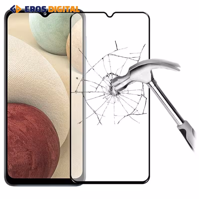 گلس تمام صفحه HD  برای سامسونگ Galaxy A12