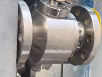 شیر توپی 1/2 1 * 2 اینچ فورج دو تیکه ردیوسبور ریس فیس کلاس 300 LO6 V000S0 F44/200052 S2 BOOO