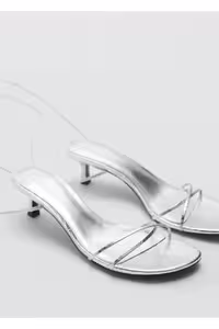 کفش صندل زنانه سندل پاشنه‌بلند با بند برند MANGO – 7428