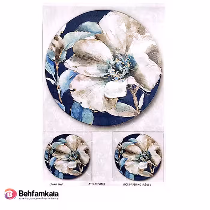 دکوپاژ برنجی (الیافی) پشت چسب دار ریچ کد 5456