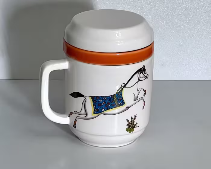 لیوان دمنوش هرمس سفید