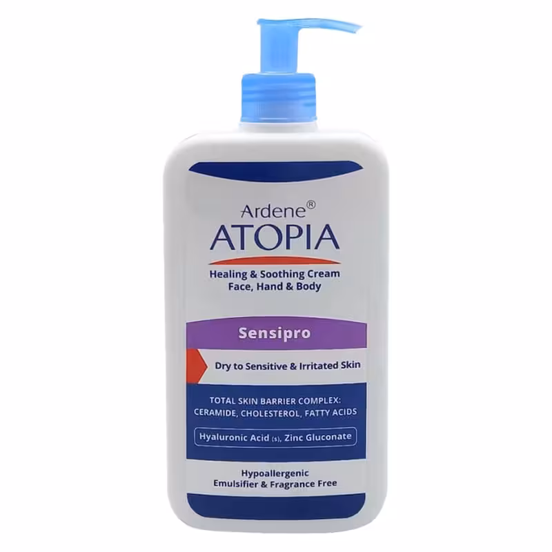 کرم مرطوب‌کننده آردن آتوپیا مدل پمپی حجم 500 میلی‌لیتر