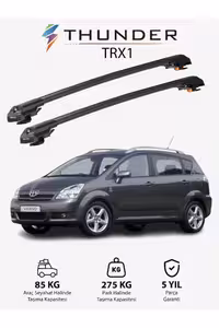 نوار محافظ خودرو خاکستری TOYOTA COROLLA VERSO 2004 2008 TRX1 CARRIER LOCKED SEARFALL COBER CAVIL Thunder