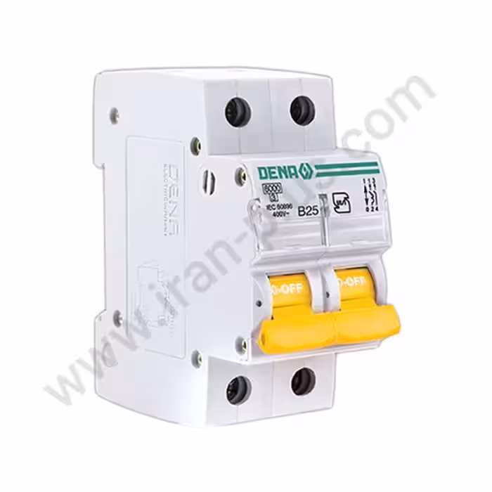 فیوز مینیاتوری دوپل 25 آمپر دناالکتریک مدل B25-6KA