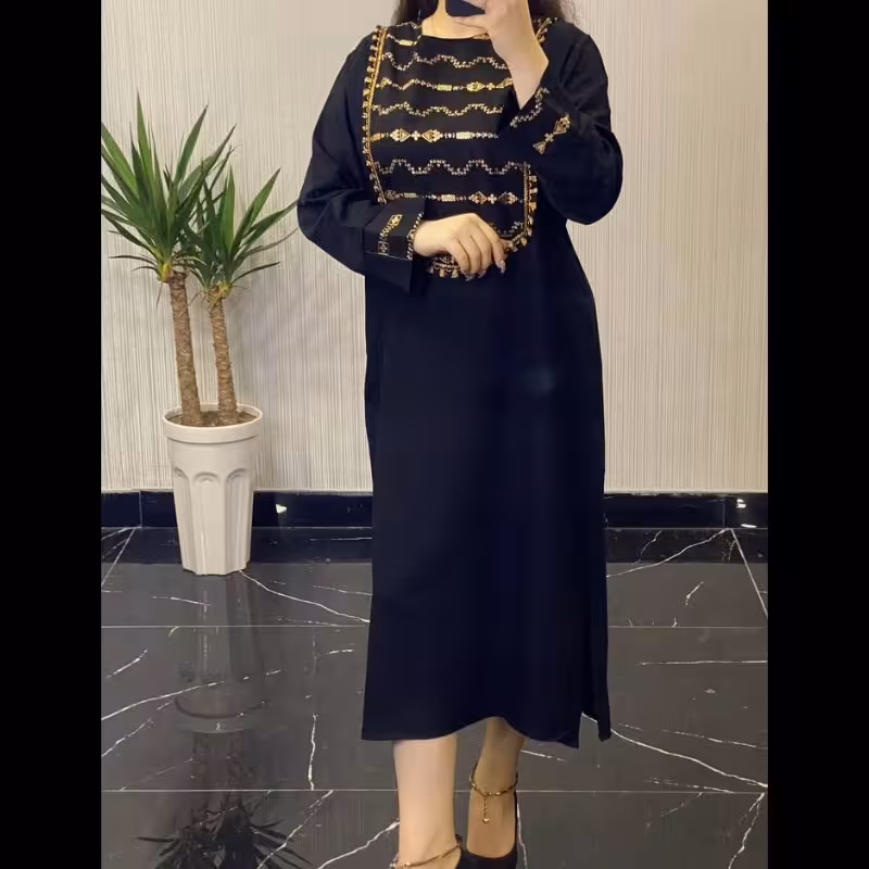 مانتو پیراهنی بابوس خرجکار گلدوزی 