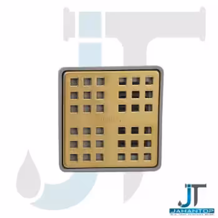 کفشور 10*10 سانت صفحه استیل طلایی میراب