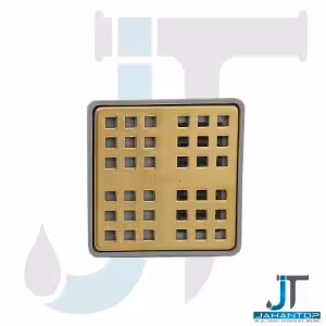 کفشور 10*10 سانت صفحه استیل طلایی میراب