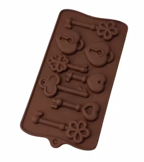 قالب شکلات کلیدو قفل