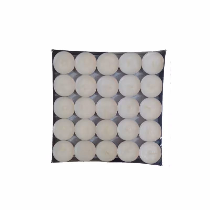 شمع وارمر سفید بسته 50 عددی