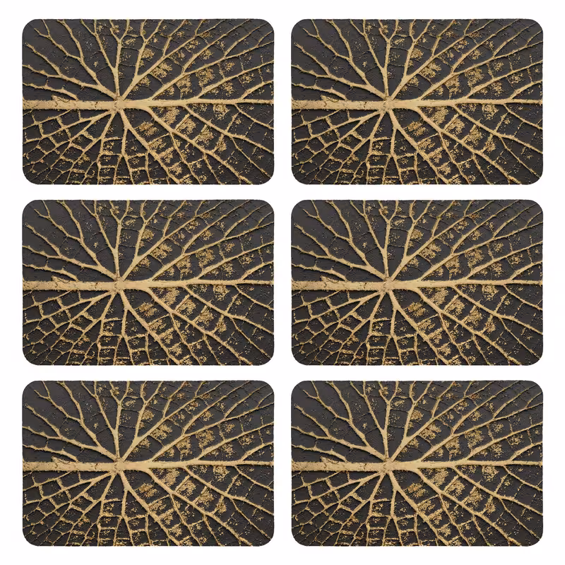 زیربشقابی طرح کلاسیک کد 8820 بسته 6 عددی | کالا مکس