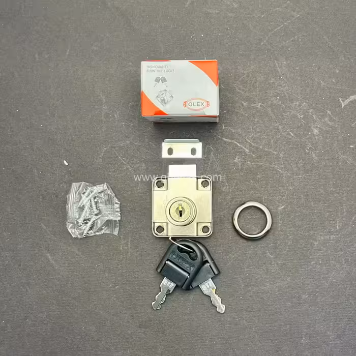 قفل ام دی اف یک پله مارک GX | قفل کابینت و درب ام دی اف