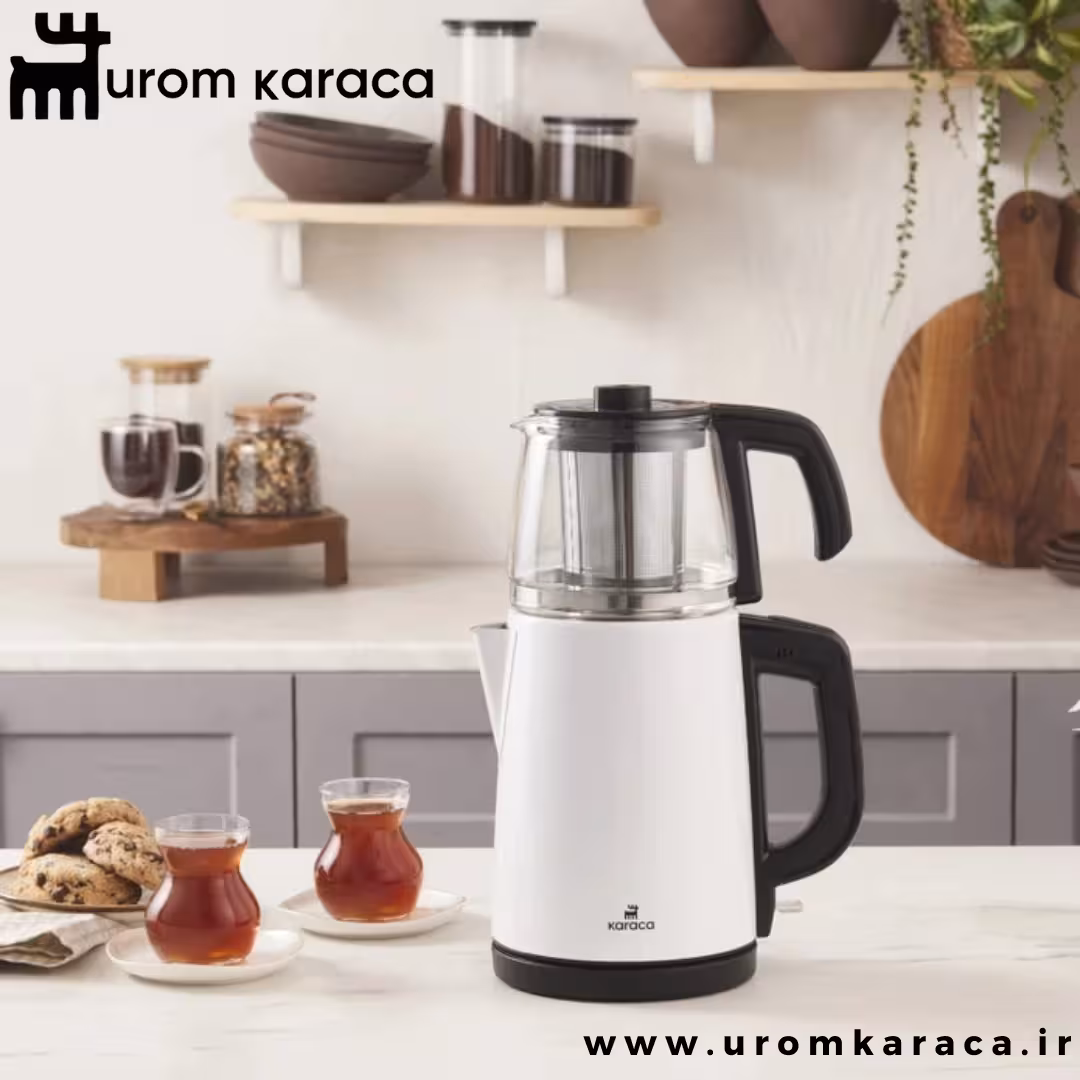 چایساز کاراجا Tea Glass 2 in 1 سفید
