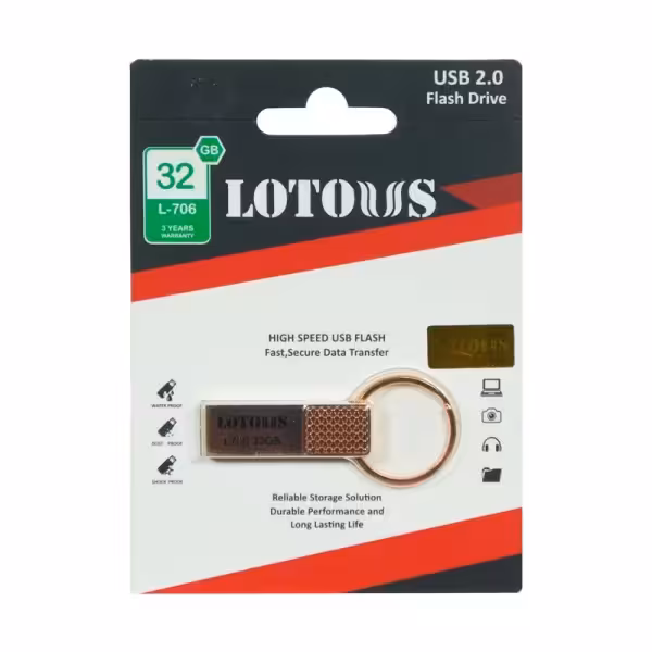 فلش مموری 32 گیگابایت L706 لوتوس (LOTOUS)