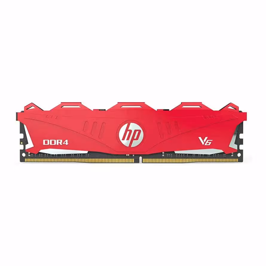 خرید رم اچ پی RAM HP V6 DDR4 U-DIMM 16GB 2666MHz CL18 با بهترین قیمت