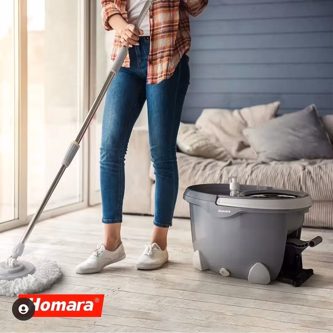 سطل و تی چرخشی همارا پدال دار و ساده