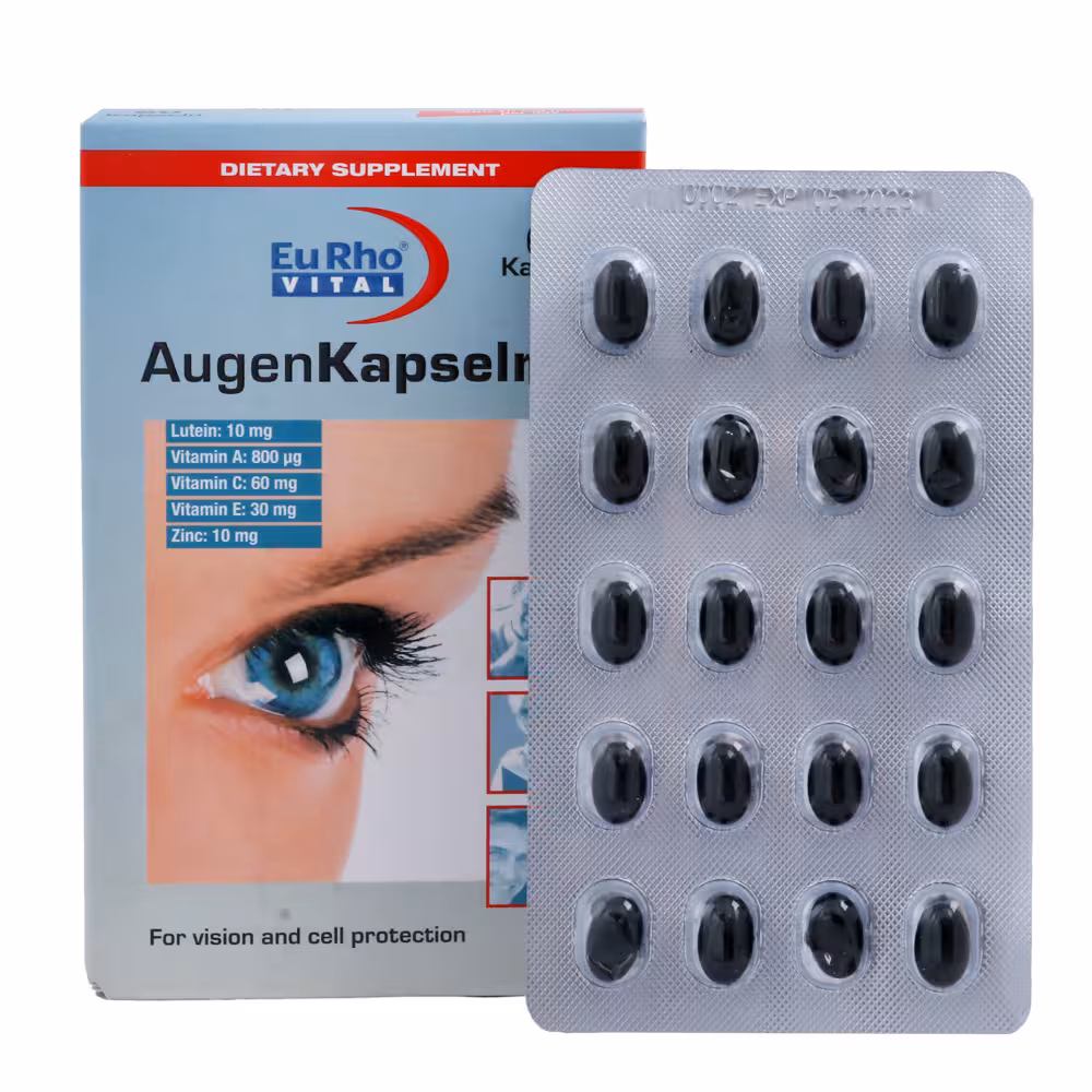 کپسول چشم اوژن یوروویتال AUGEN KAPSELN EURHO VITAL