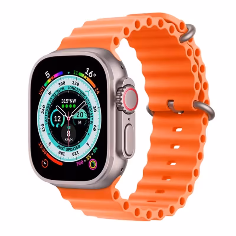 ساعت هوشمند 49 میلی متری مدل SEVEN PLUS ONE 1 7 بند سیلیکونی | کالا مکس