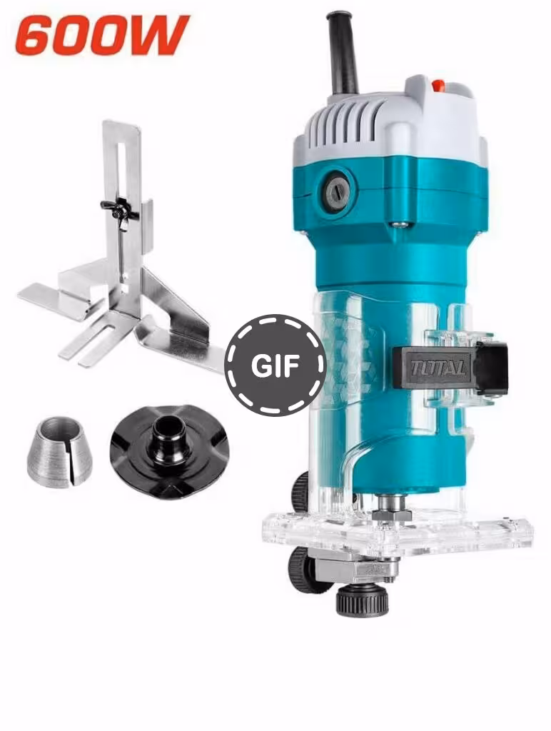 اور فرز نجاری 600 وات تمام مس صنعتی توتال مدل 6001