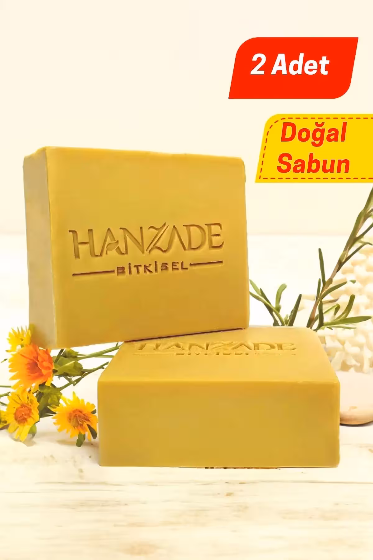 صابون گوگردی دست‌ساز طبیعی هاتای 2 عدد - 9667