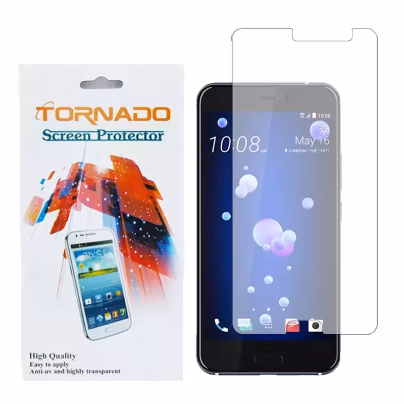 محافظ صفحه نمایش نانوگلس TORNADO مناسب موبایل   HTC U11