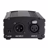 خرید منبع تغذیه فانتوم پاور 48 ولت میکروفون 48V Phantom Power با بهترین قیمت