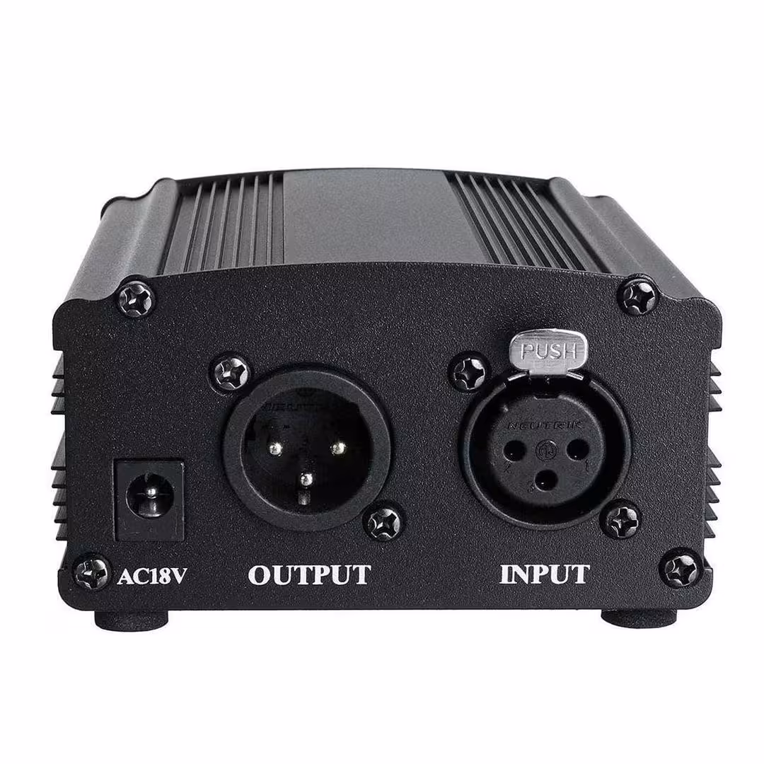 خرید منبع تغذیه فانتوم پاور 48 ولت میکروفون 48V Phantom Power با بهترین قیمت