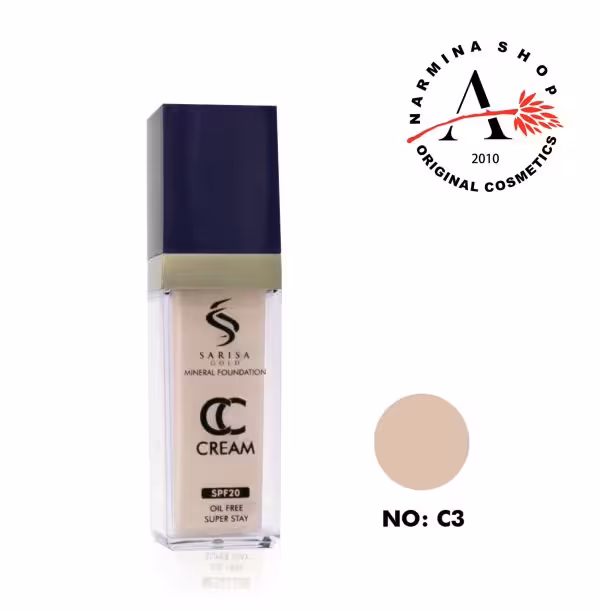 کرم پودر سی سی کرم ساریسا شماره 3 (sarisa gold)