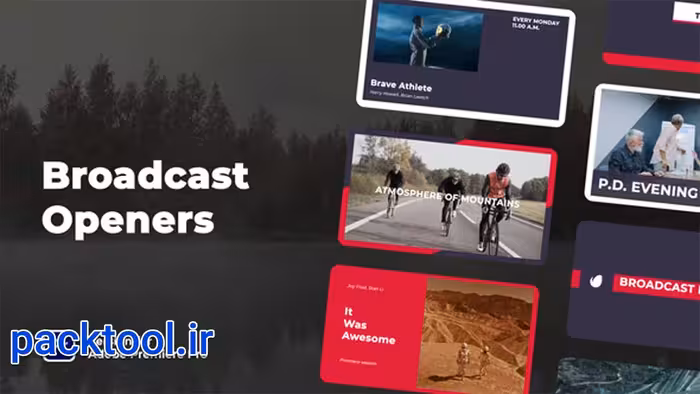 دانلود پروژه آماده پریمیر پرو وله خبری Broadcast Openers - پک تول