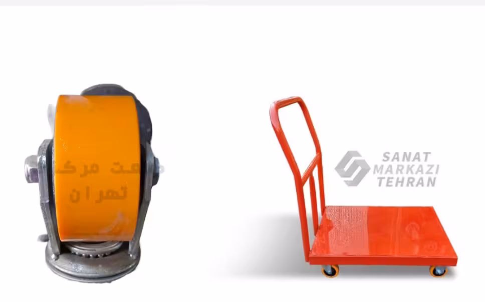 گاری دستی 50*66 با چرخ پلی اورتان خارجی ضمانتی