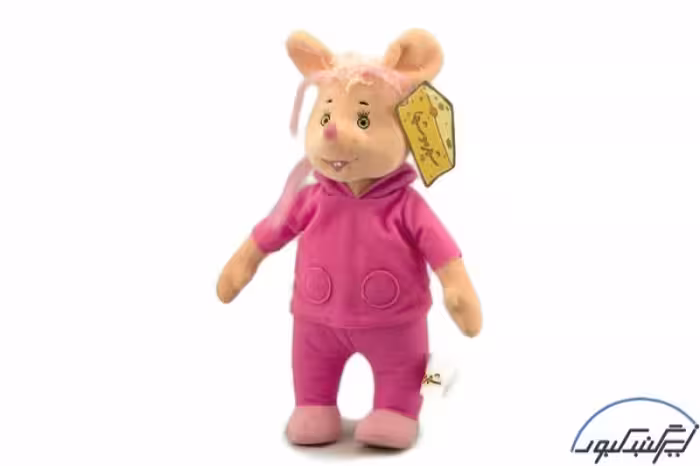 عروسك ايستاده صورتي با بلوزو شلوار