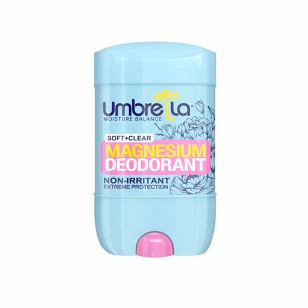 ژل دئودورانت استیک ضد تعریق و خوشبوکننده بدن زنانه ( مام بانوان ) آمبرلا Soft And Clear حجم 75 میل