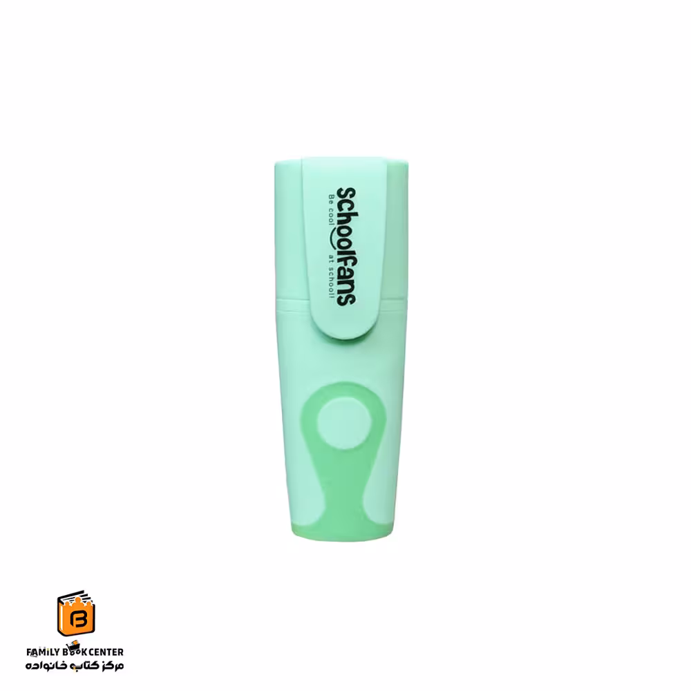 مینی هایلایتر سبز پاستلی اسکول فنس (Schoolfans)