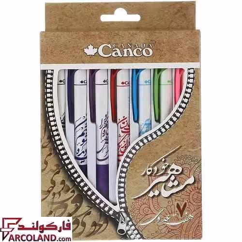 خودکار 7 رنگ 0.7 میلی متری کنکو طرح مشاهیر