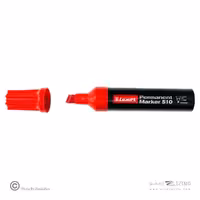 XXXماژیک معمولی تخت450ـ510قرمز لاکسر3163 (بسته12عددی)