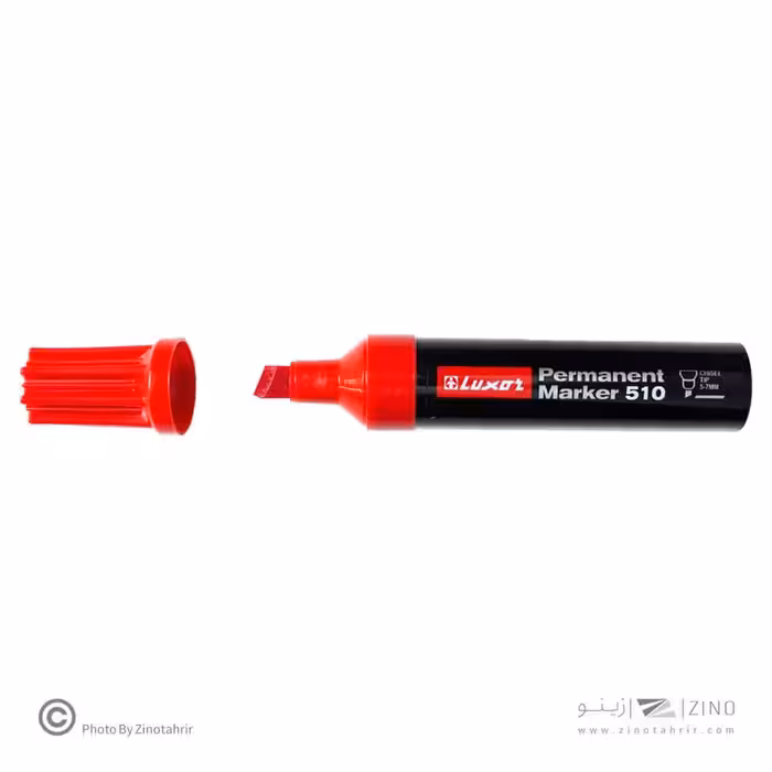 XXXماژیک معمولی تخت450ـ510قرمز لاکسر3163 (بسته12عددی)