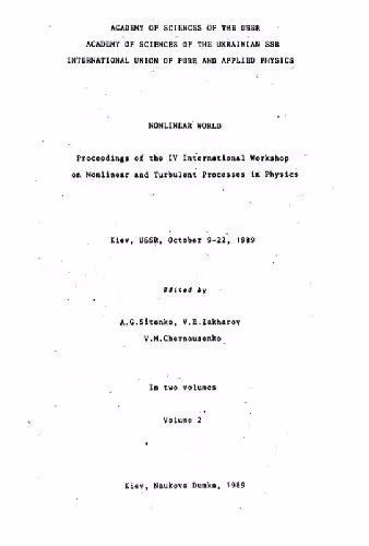 خرید و دانلود نسخه کامل کتاب Nonlinear and turbulent processes in physics
