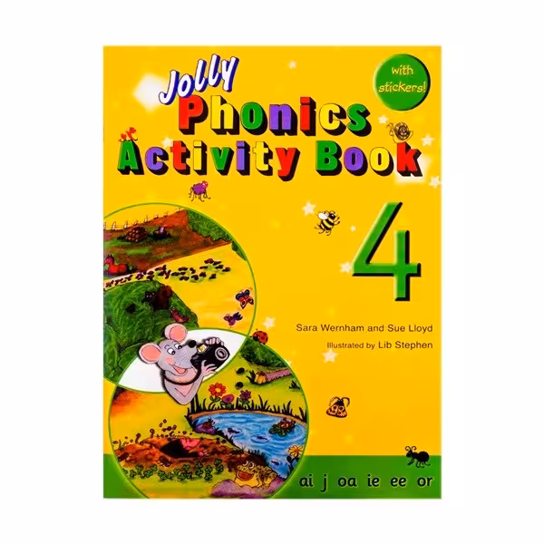 Jolly Phonics Activity Book 4 جولی فونیکس اکتیویتی بوک چهار