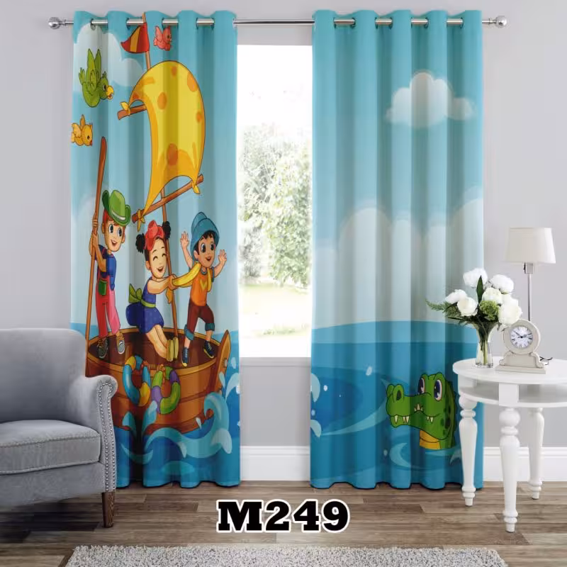 پرده سه بعدی طرح کودک