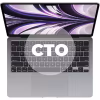 مک بوک ایر 13.6 اینچ M2 کاستوم پردازنده 8core - 8core حافظه رم 16 گیگابایت هارد 256 گیگابایت خاکستری - Hiapple.ir