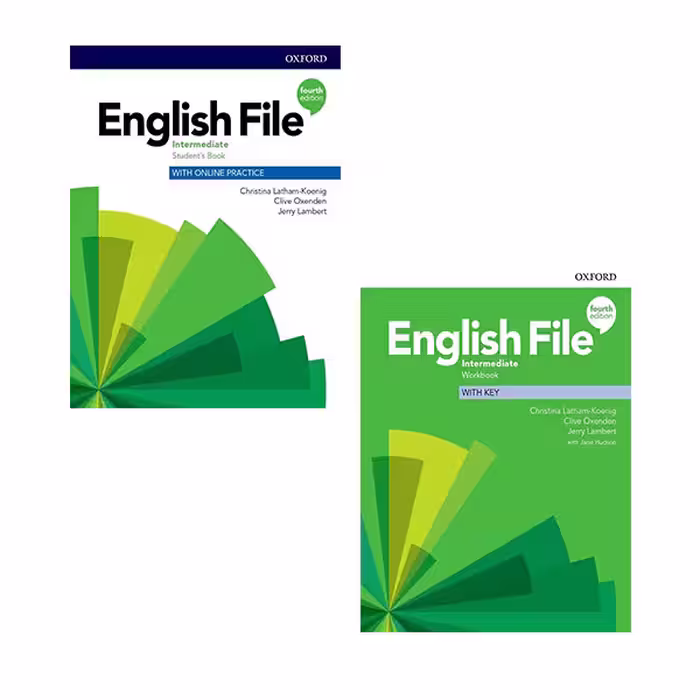 انگلیش فایل اینترمدیت ویرایش چهارم | English File Intermediate (SB WB Audio) 4th | خرید کتاب زبان | خرید لوازم التحریر | چی کتاب | بالاترین تخفیف و ارسال رایگان